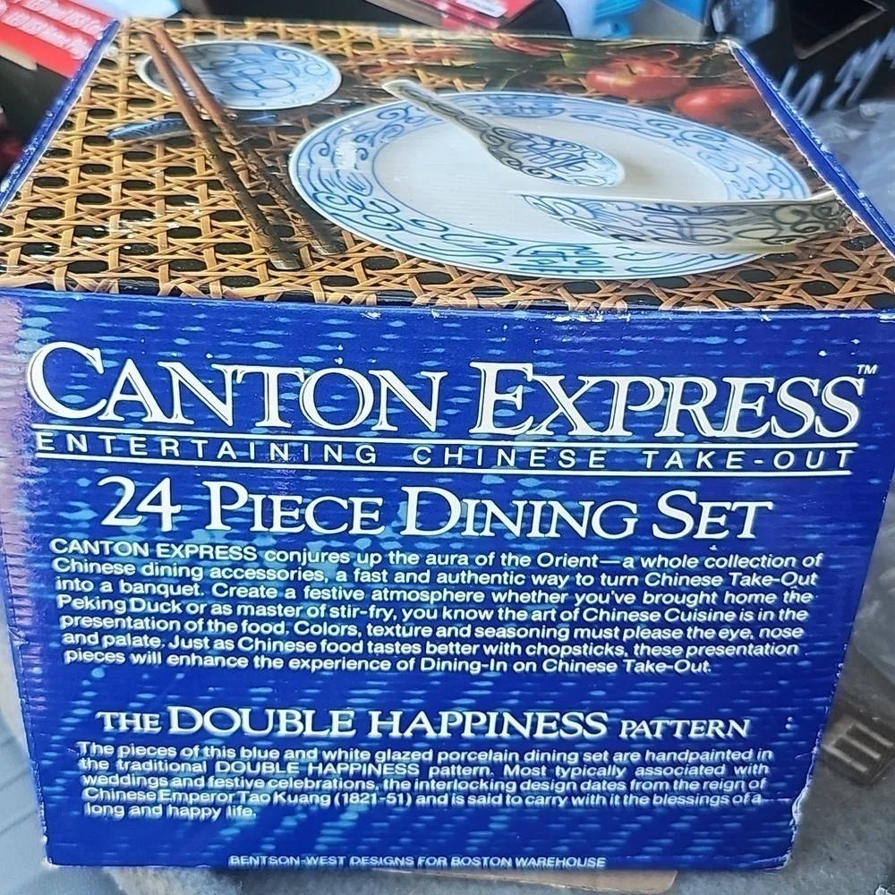 Canton Express Chinese Table Ware Set NWT